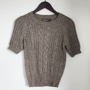 Vintage Cable Knit Top